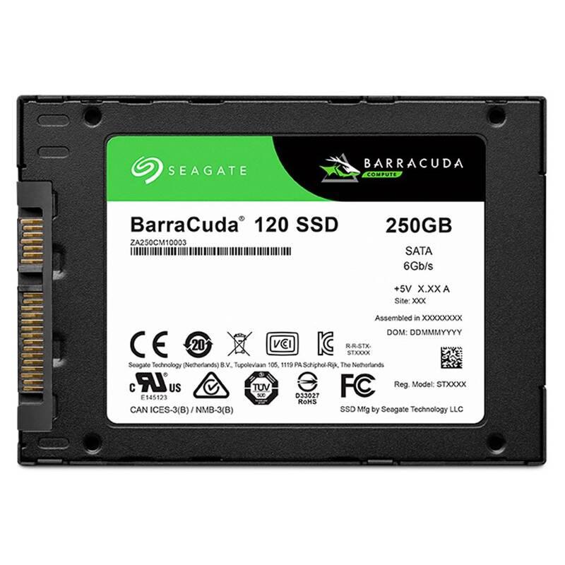 SSD Seagate BarraCuda 120 2,5'' 250GB, SSD, Seagate, BarraCuda, 120, 2,5'', 250GB