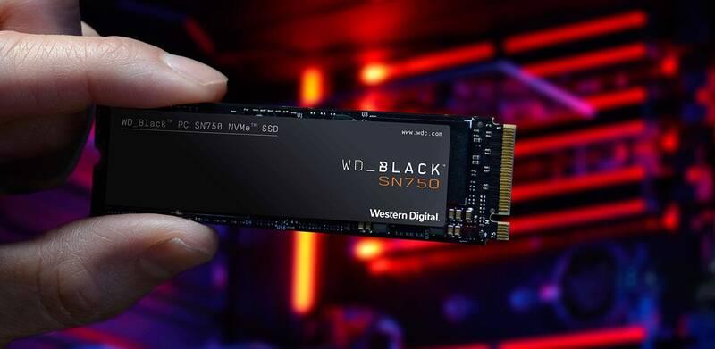 SSD Western Digital Black SN750 NVMe M.2 1TB