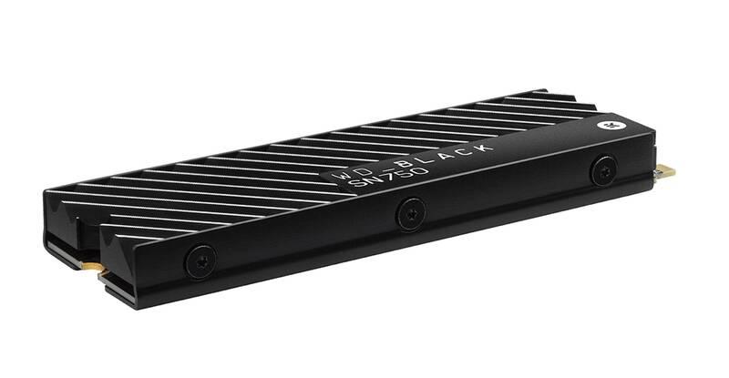 SSD Western Digital Black SN750 NVMe M.2 1TB s chladičem