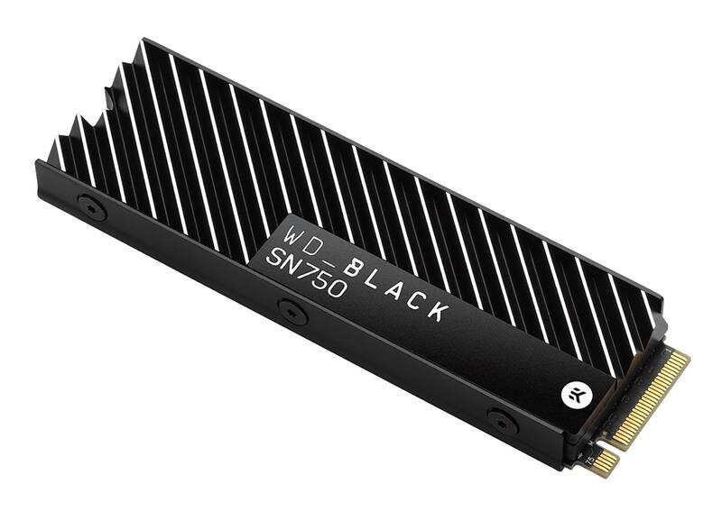 SSD Western Digital Black SN750 NVMe M.2 500GB s chladičem