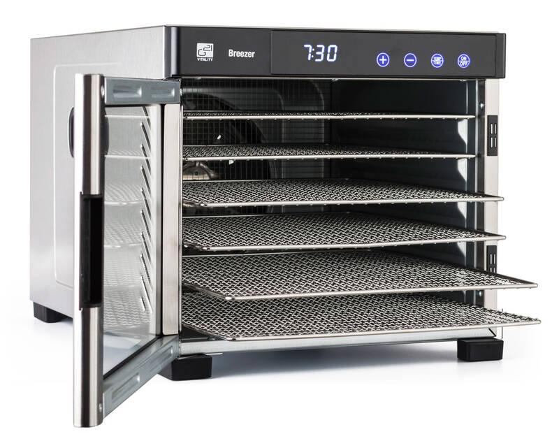 Sušička ovoce G21 Breezer nerez