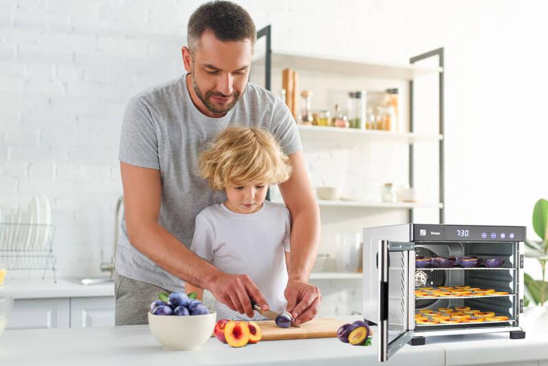 Sušička ovoce G21 Breezer nerez