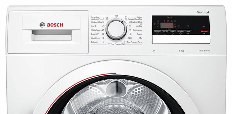 Sušička prádla Bosch WTR85V10BY bílá, Sušička, prádla, Bosch, WTR85V10BY, bílá