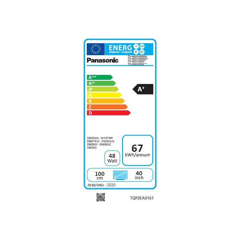 Televize Panasonic TX-40HX800E černá stříbrná