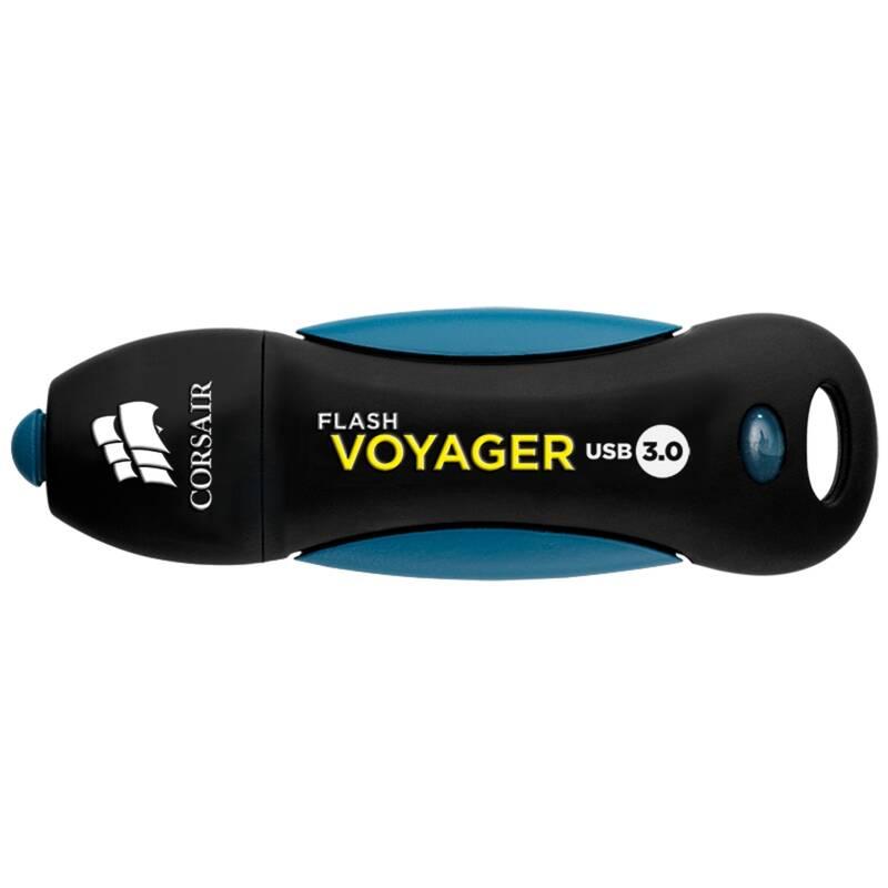 USB Flash Corsair Voyager černý modrý