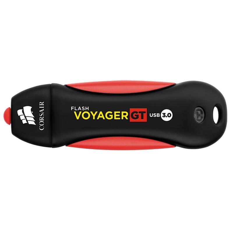 USB Flash Corsair Voyager GT černý červený, USB, Flash, Corsair, Voyager, GT, černý, červený