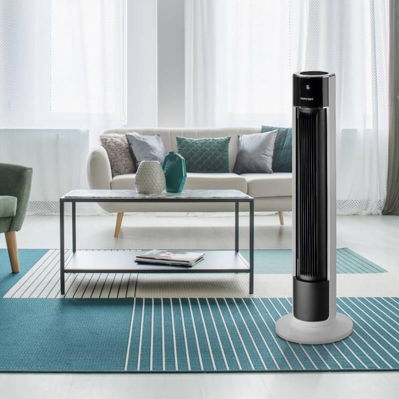 Ventilátor sloupový Concept VS5120 černý bílý