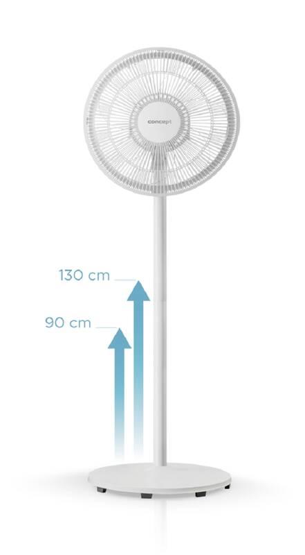 Ventilátor stojanový Concept VS5030 bílý