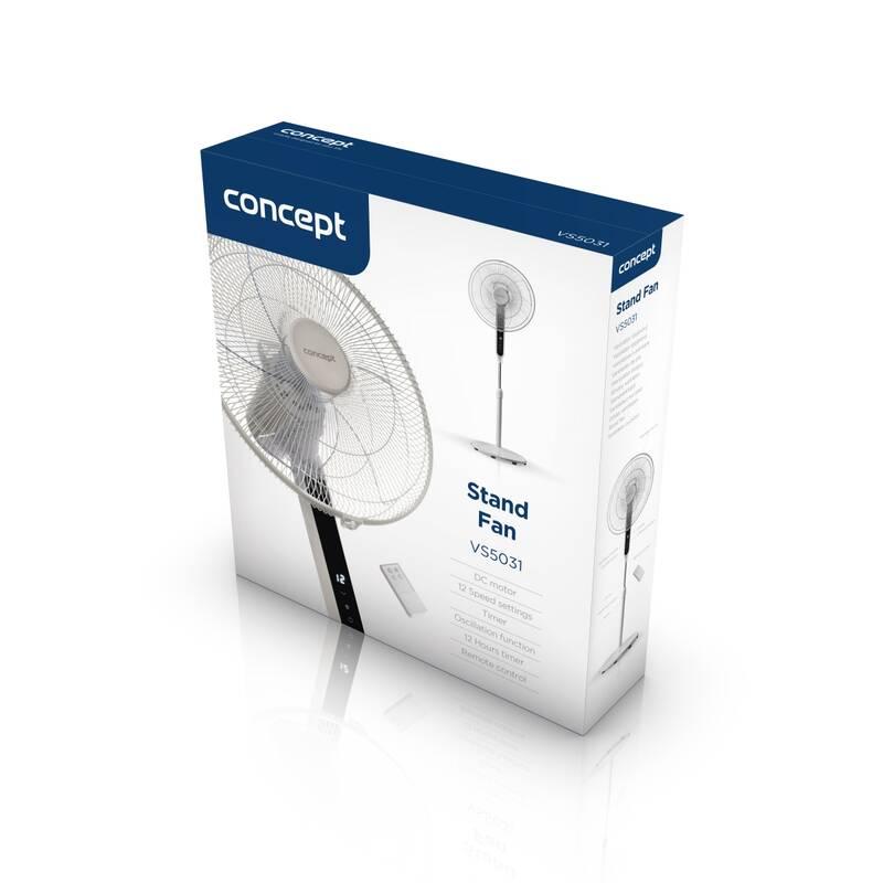 Ventilátor stojanový Concept VS5031 černý bílý