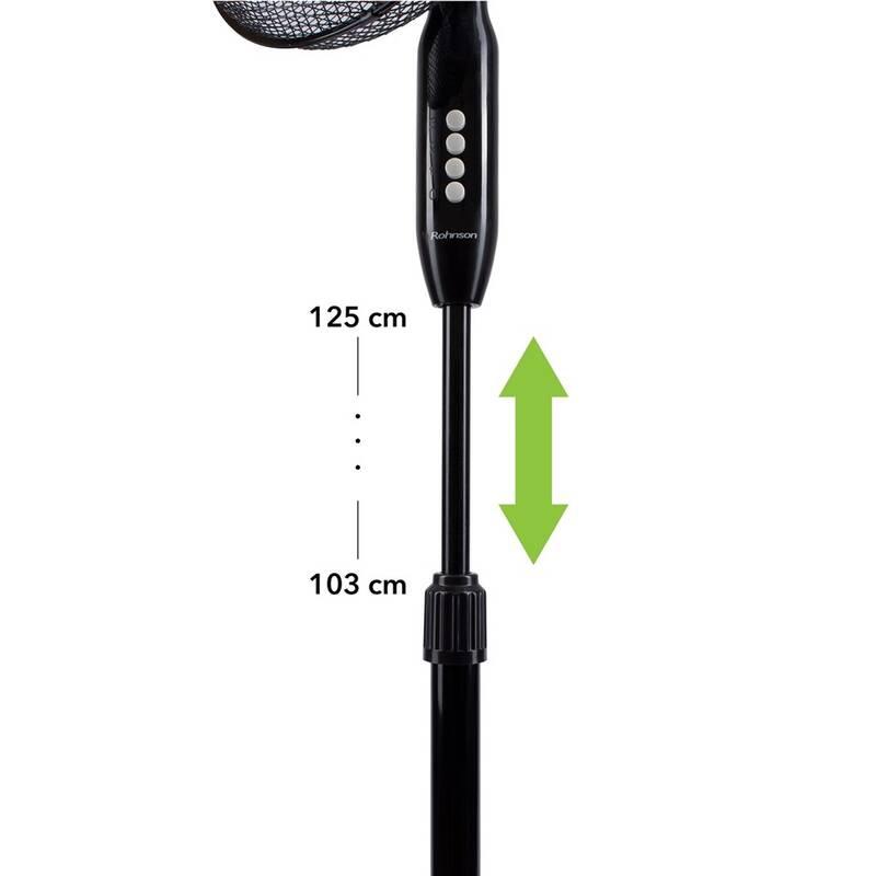 Ventilátor stojanový Rohnson R-854 černý