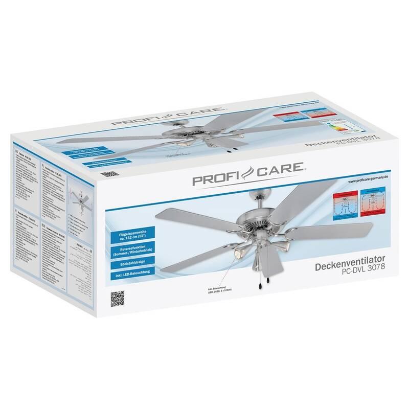 Ventilátor stropní ProfiCare PC-DVL 3078 nerez