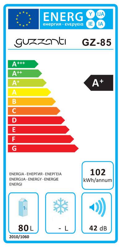 Vinotéka Guzzanti GZ 85 černá