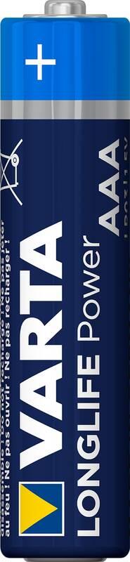 Baterie alkalická Varta Longlife Power AAA, LR03, blistr 2ks