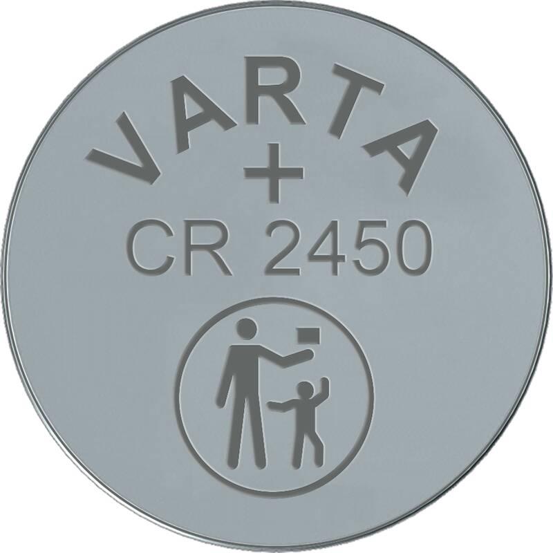 Baterie lithiová Varta CR2450, blistr 1ks, Baterie, lithiová, Varta, CR2450, blistr, 1ks