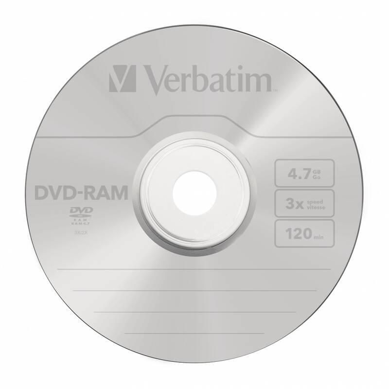 Disk Verbatim DVD-RAM 4,7GB 3x jewel box, 5ks