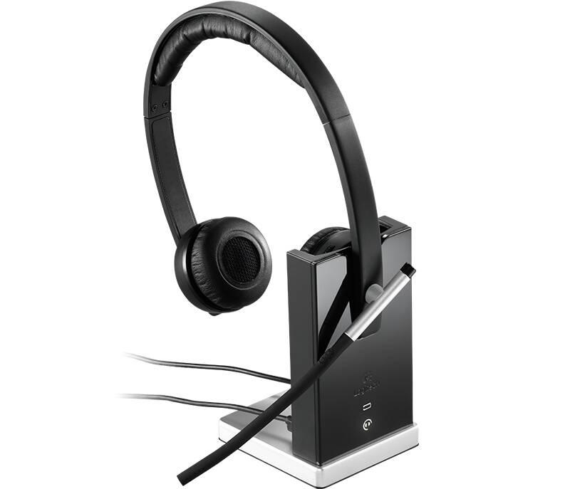 Headset Logitech Dual H820e černý, Headset, Logitech, Dual, H820e, černý