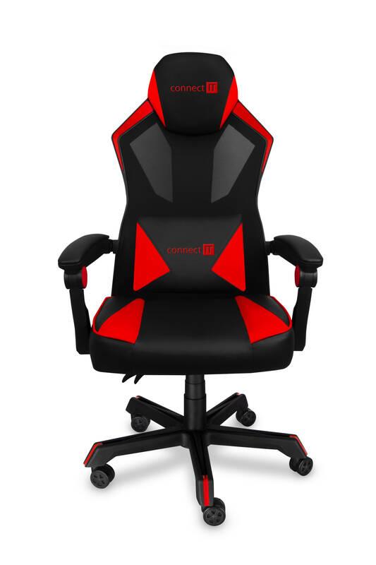 Herní židle Connect IT Monte Carlo černá červená