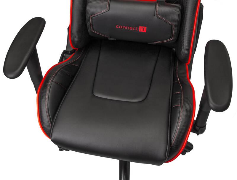 Herní židle Connect IT Monza Pro černá červená