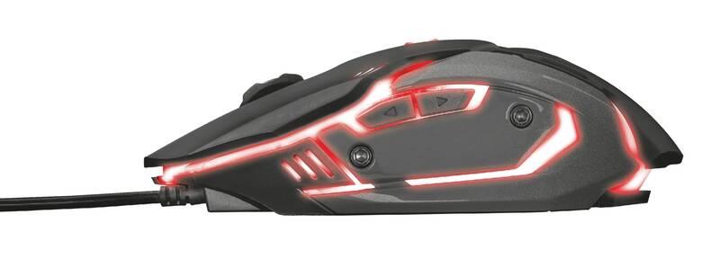 Klávesnice s myší Trust GXT 845 Tural Gaming Combo, US černá