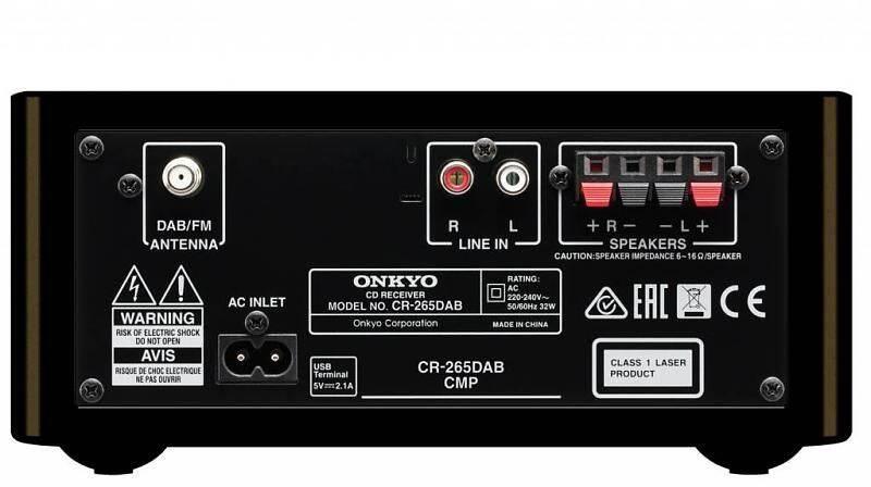 Mikrosystém Onkyo CS-265DAB černý, Mikrosystém, Onkyo, CS-265DAB, černý