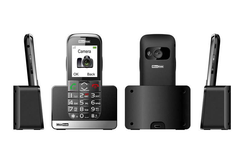 Mobilní telefon MaxCom MM720 černý, Mobilní, telefon, MaxCom, MM720, černý