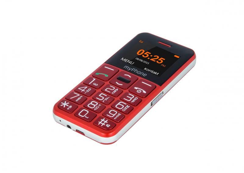 Mobilní telefon myPhone HALO EASY červený, Mobilní, telefon, myPhone, HALO, EASY, červený