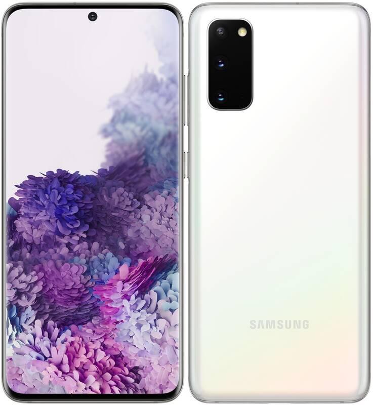 Mobilní telefon Samsung Galaxy S20 bílý, Mobilní, telefon, Samsung, Galaxy, S20, bílý