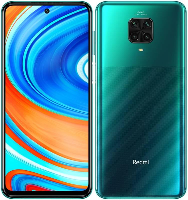 Mobilní telefon Xiaomi Redmi Note 9 Pro 128 GB zelený