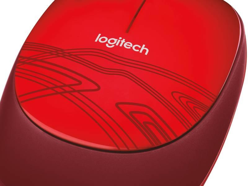 Myš Logitech M105 červená