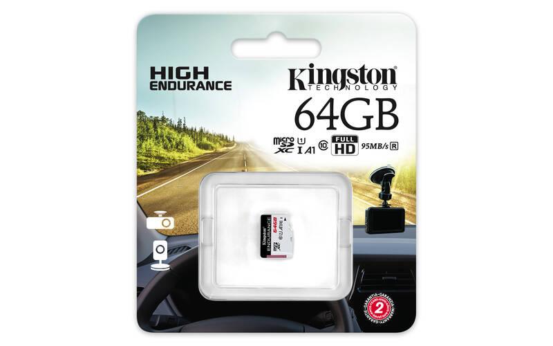 Paměťová karta Kingston Endurance microSDXC 64GB, Paměťová, karta, Kingston, Endurance, microSDXC, 64GB