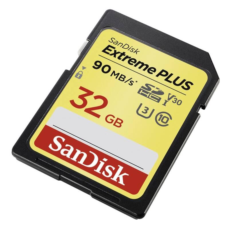 Paměťová karta Sandisk SDXC Extreme Plus 32GB, Paměťová, karta, Sandisk, SDXC, Extreme, Plus, 32GB
