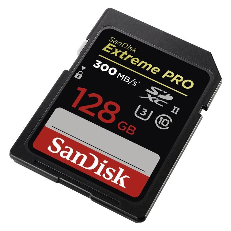 Paměťová karta Sandisk SDXC Extreme Pro 128GB, Paměťová, karta, Sandisk, SDXC, Extreme, Pro, 128GB