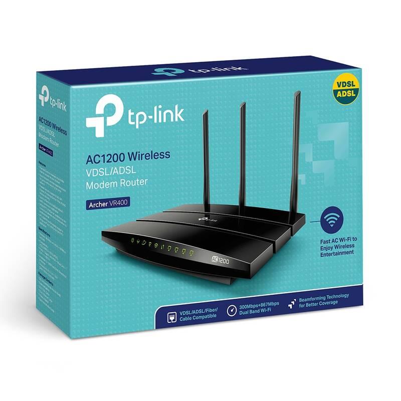 Router TP-Link Archer VR400 IP TV na 1 měsíc ZDARMA černý