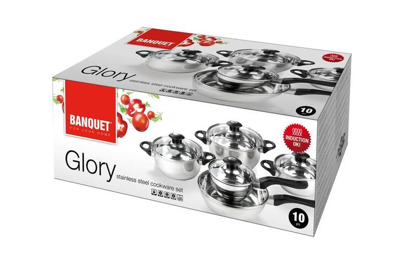 Sada hrnců BANQUET Glory, 10 dílů
