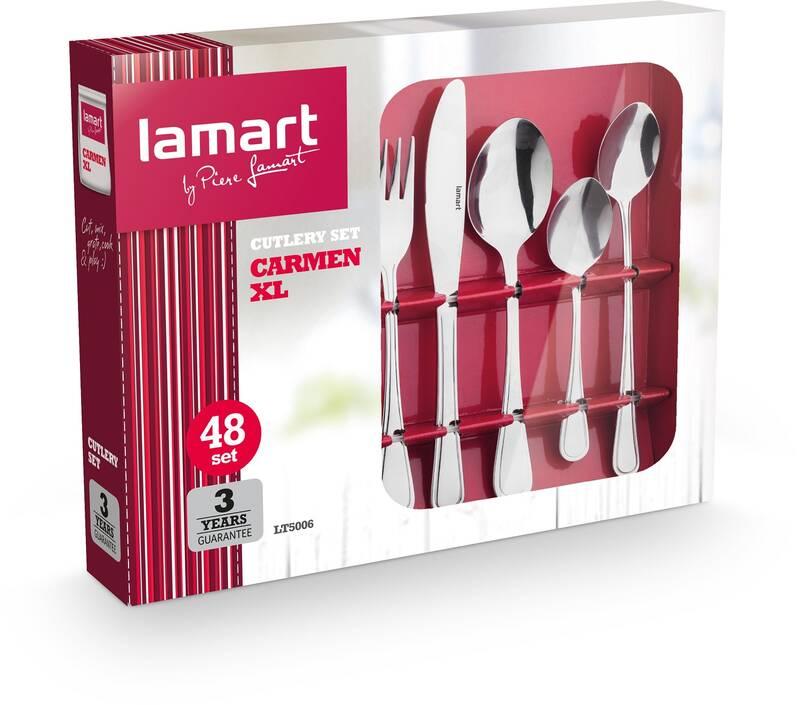 Sada příborů Lamart LT5006 CARMEN XL stříbrná