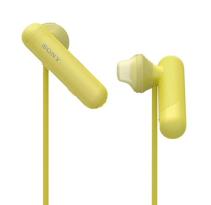 Sluchátka Sony SP500 žlutá, Sluchátka, Sony, SP500, žlutá