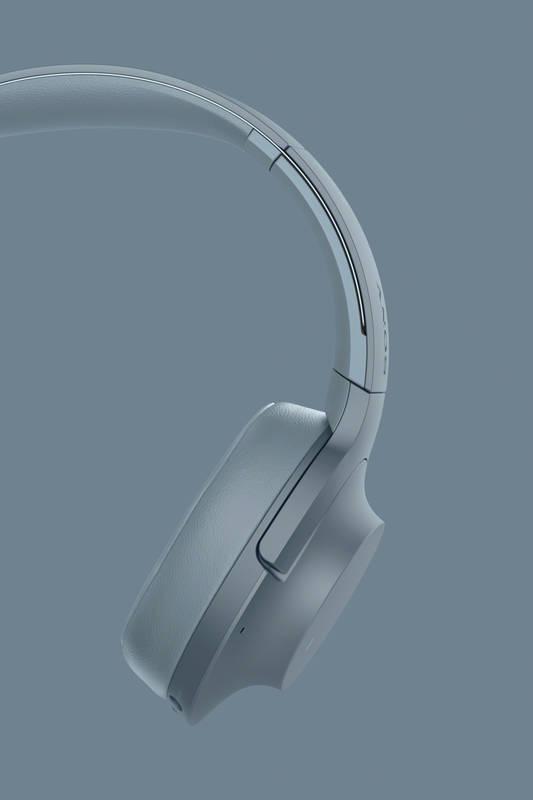 Sluchátka Sony WH-H900 h.ear on 2 Wireless NC - měsíčně modrá