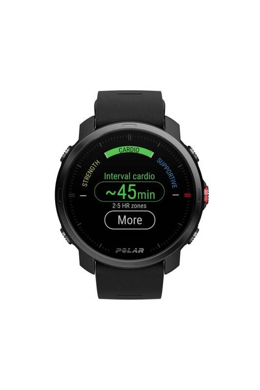 Sporttester Polar Grit X, velikost M L černý