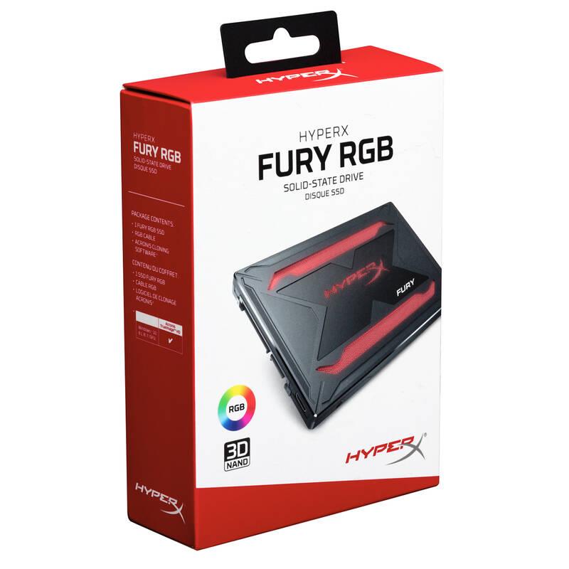SSD HyperX Fury RGB 2.5" 480GB