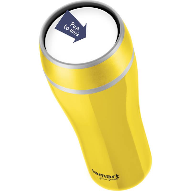 Termoska Lamart Flac 0,4 l žlutá