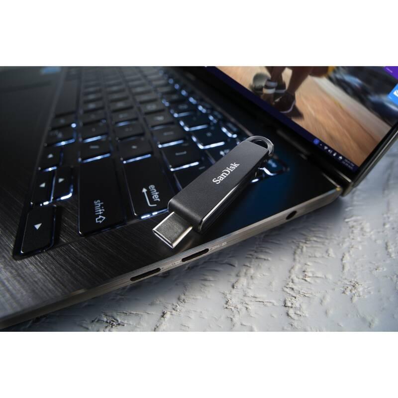 USB Flash Sandisk Ultra 256GB USB-C černý