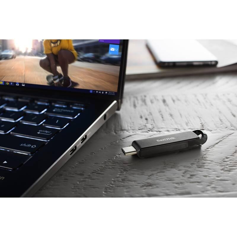 USB Flash Sandisk Ultra 256GB USB-C černý