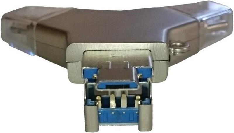 USB Flash Viking 32GB, USB USB-C Micro USB Lightning černý