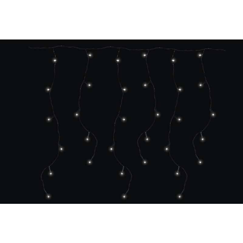Vánoční osvětlení EMOS 600 LED dekor. řetěz 10M studená bílá, programy
