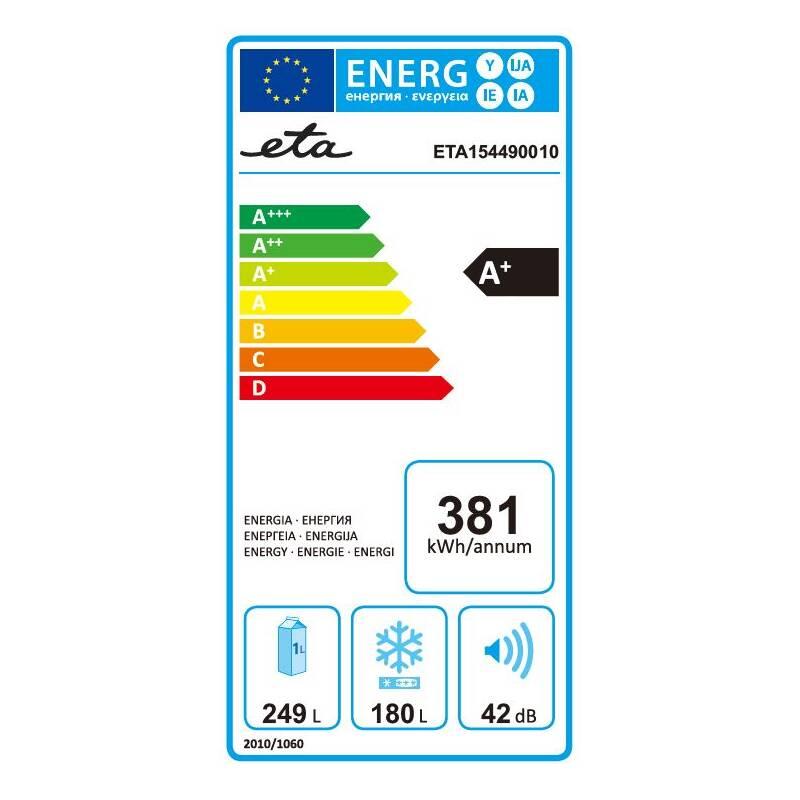 Americká lednice ETA 154490010 Inoxlook