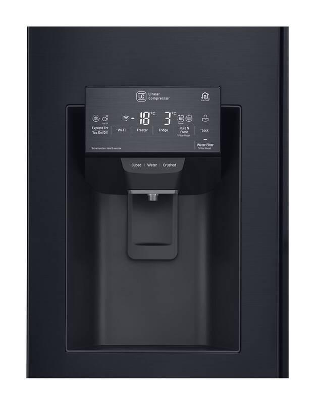 Americká lednice LG GMX844MCKV