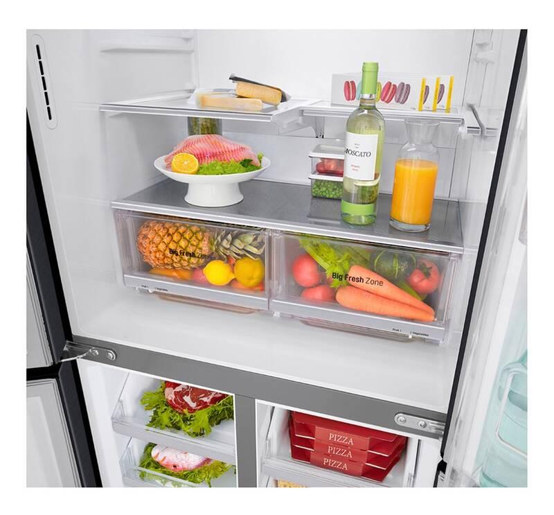 Americká lednice LG GMX844MCKV