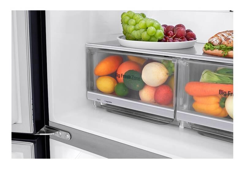 Americká lednice LG GMX844MCKV