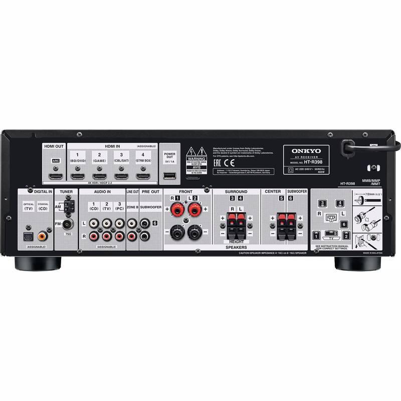 AV Receiver Onkyo HT-S3910 5.1 repro černý