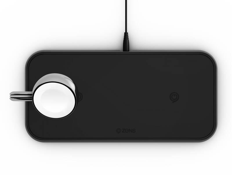 Bezdrátová nabíječka ZENS Dual Watch, 10W černá